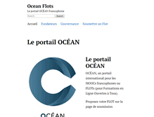 Tablet Screenshot of ocean-flots.org